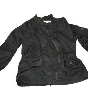 Loft (Ann Taylor) Light Jacket Coverup Black Size Small
